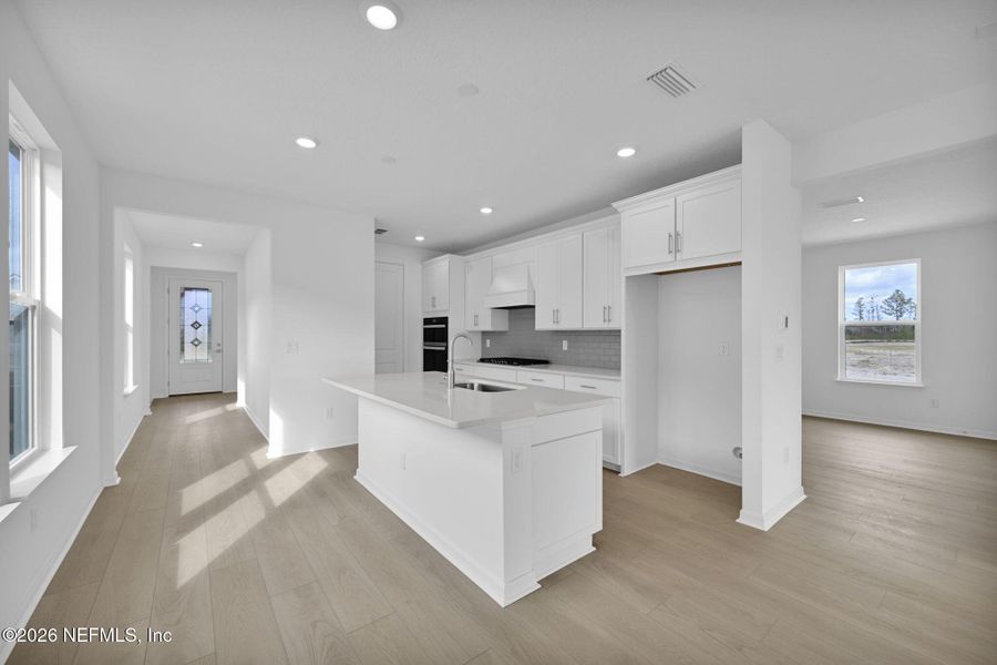 Furnished interior view inside a new home in Del Webb Wildlight, Yulee (Image 11). Furnished interior view inside a new home in Del Webb Wildlight, Yulee (Image 11).