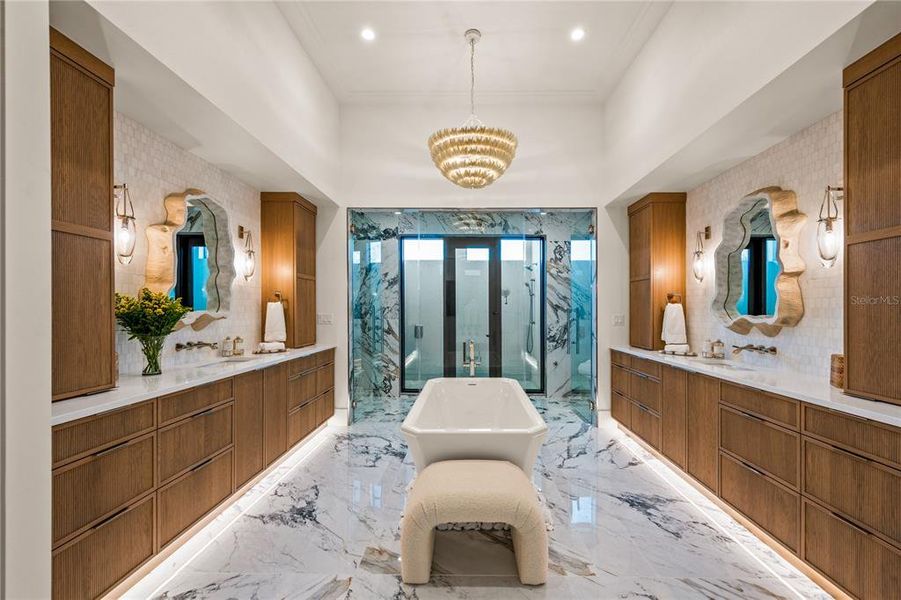 Furnished interior view inside a new home in , Sarasota (Image 38). Furnished interior view inside a new home in , Sarasota (Image 38).