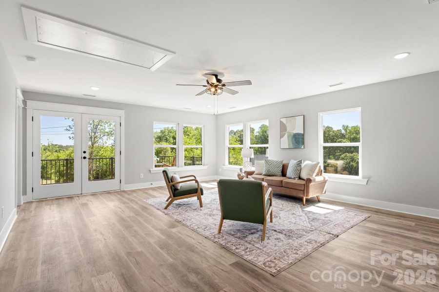 Furnished interior view inside a new home in , Denver (Image 13).