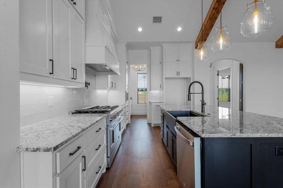 Furnished interior view inside a new home in , Godley (Image 14).