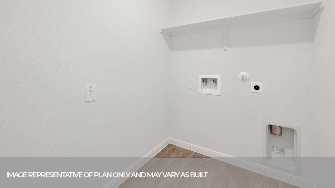 Representative unfurnished interior of a home built from the The Ashburn by D.R. Horton in Trace, San Marcos (Image 13). Representative unfurnished interior of a home built from the The Ashburn by D.R. Horton in Trace, San Marcos (Image 13).