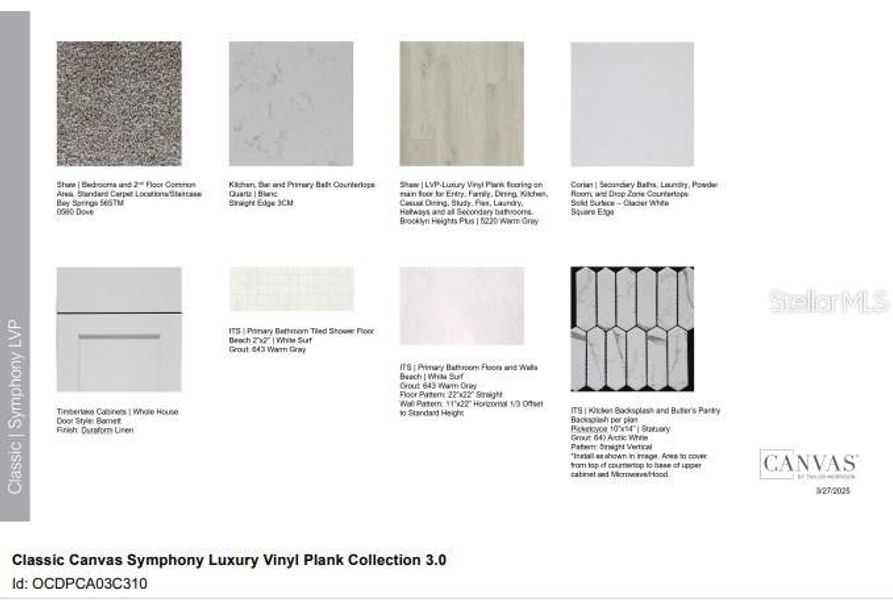 Sample of building materials used in homes in Esplanade at Skye Ranch, Sarasota (Image 15). Sample of building materials used in homes in Esplanade at Skye Ranch, Sarasota (Image 15).