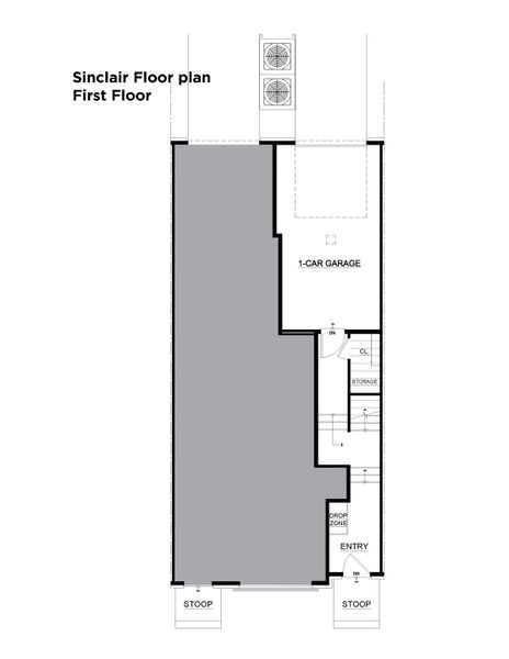 2D floor plan layout of this home in Echo Park, Suwanee, GA (Image 8).