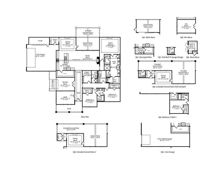 2D floor plan layout for the 2775 by Gracepoint Homes in Kellar Farms, Smithville, TX (Image 3). 2D floor plan layout for the 2775 by Gracepoint Homes in Kellar Farms, Smithville, TX (Image 3).