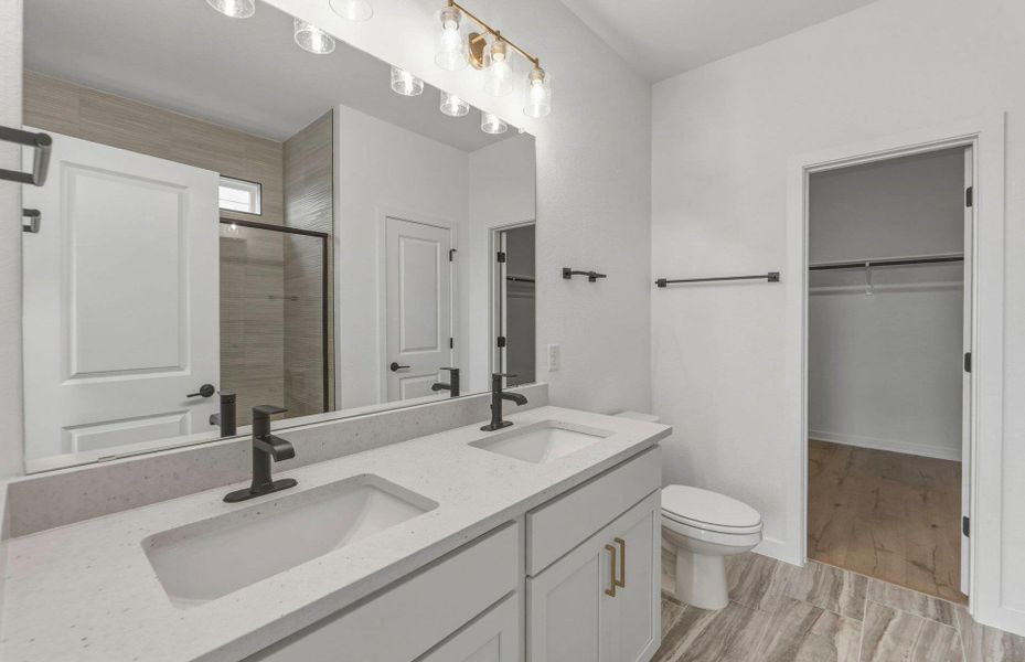 Furnished interior view inside a new home in Cameron Place, Manor (Image 7).