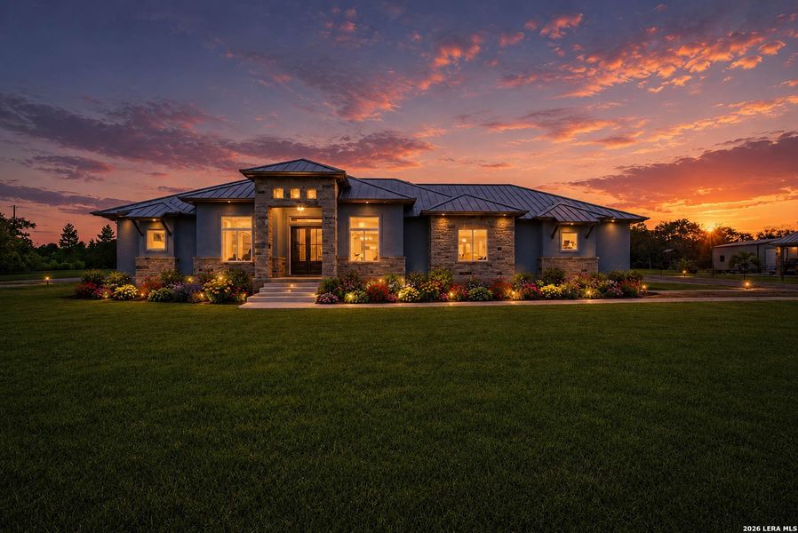 Front exterior of a new home in , Adkins, TX, highlighting curb appeal (Image 31). Front exterior of a new home in , Adkins, TX, highlighting curb appeal (Image 31).