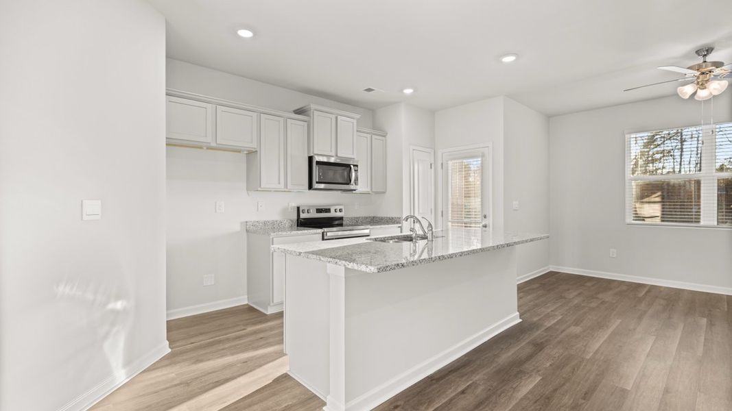 Furnished interior view inside a new home in Laurel Park Townhomes, Hephzibah (Image 5).