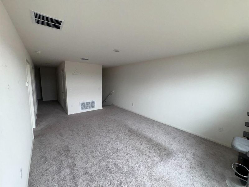 View of carpeted spare room View of carpeted spare room