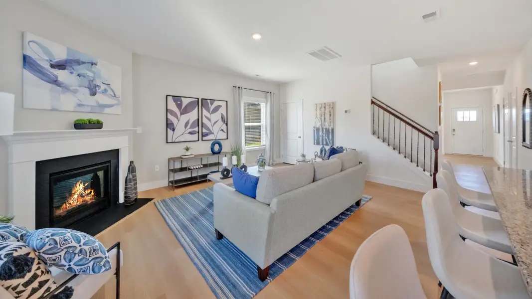 Furnished interior view inside a new home in Millstone Village, Morristown (Image 12).