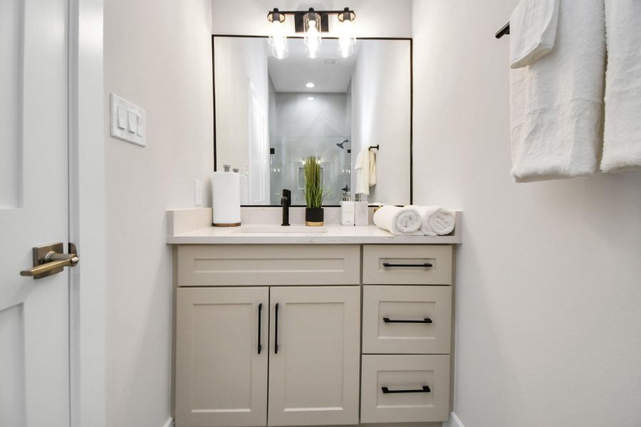 Furnished interior view inside a new home in , Houston (Image 30). Furnished interior view inside a new home in , Houston (Image 30).
