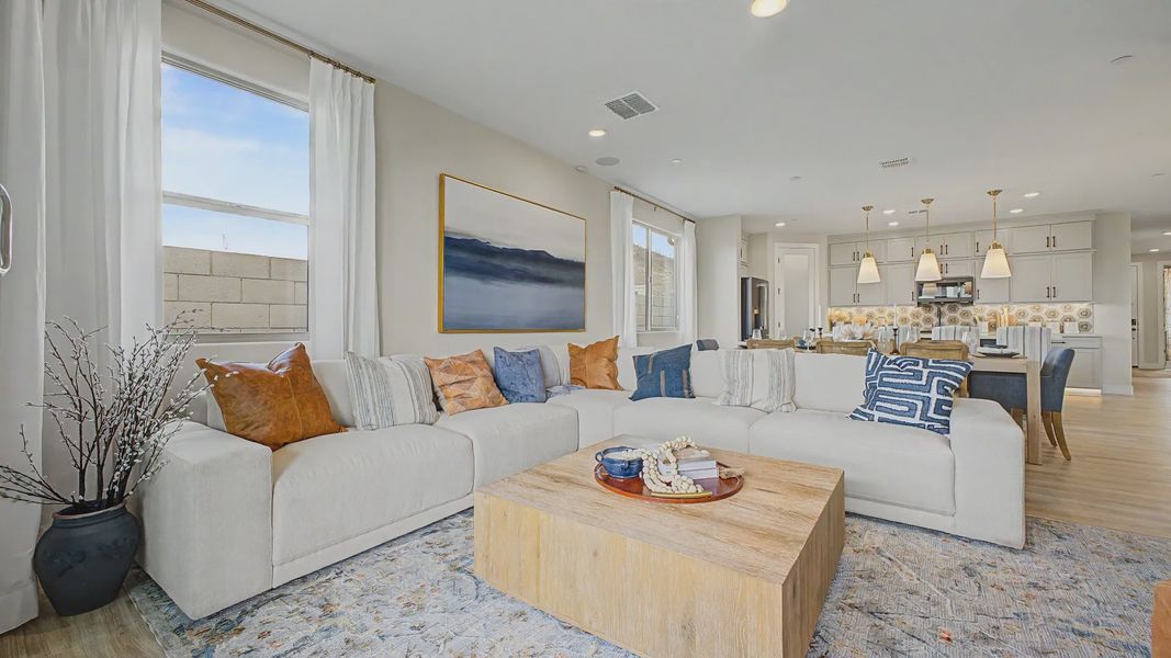 Furnished interior view inside a new home in The Lakes at Rancho El Dorado, Maricopa (Image 5).