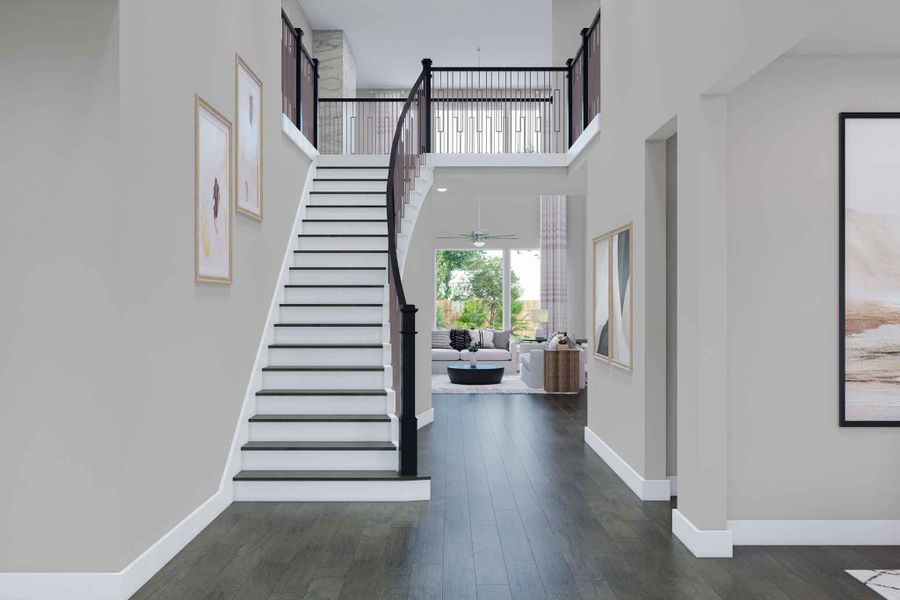 Representative unfurnished interior of a home built from the Marsala by Tri Pointe Homes in Legacy Grove, Montgomery (Image 20).