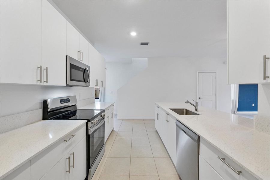 Furnished interior view inside a new home in , Dania Beach (Image 6). Furnished interior view inside a new home in , Dania Beach (Image 6).