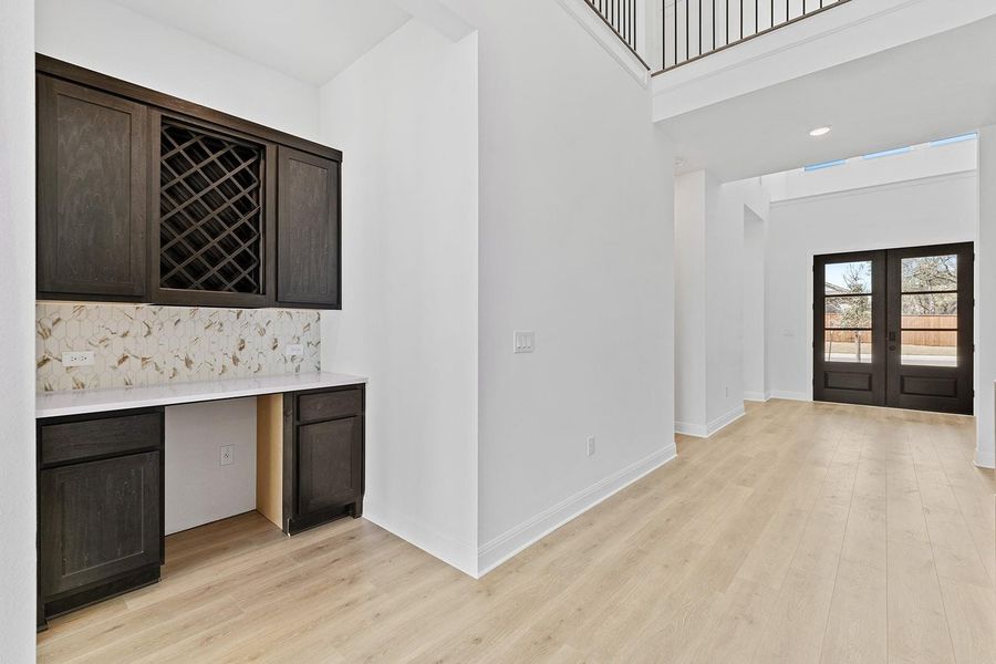 Furnished interior view inside a new home in Parmer Ranch 60, Georgetown (Image 16).