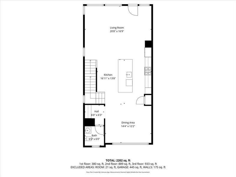 2D floor plan layout of this home in , Roswell, GA (Image 7).