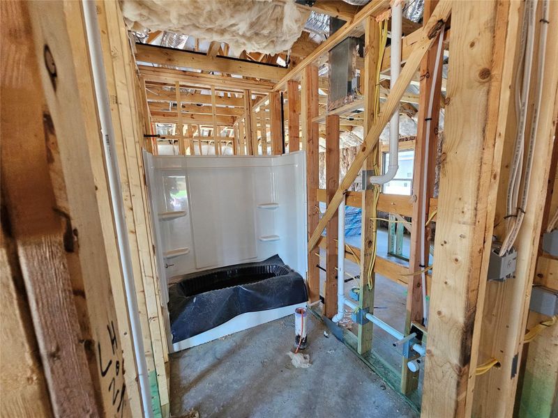 In-progress construction of a new home in Lexington Heights, Willis, TX (Image 11).