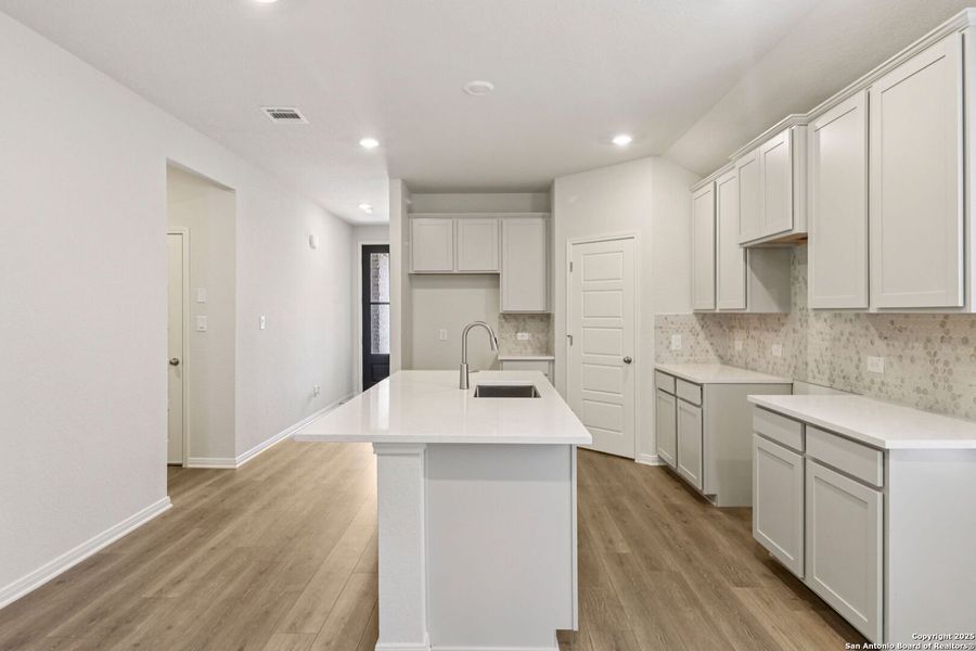 Furnished interior view inside a new home in Kallison Ranch, San Antonio (Image 14). Furnished interior view inside a new home in Kallison Ranch, San Antonio (Image 14).