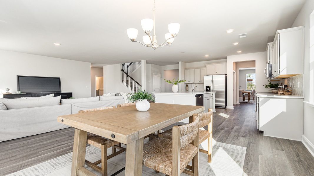 Furnished interior view inside a new home in Auberon Woods, Conway (Image 9).