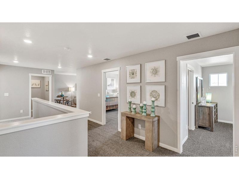 Furnished interior view inside a new home in Hansen Farm, Fort Collins (Image 12).