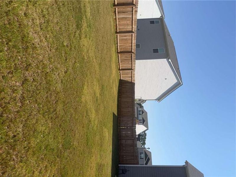 Exterior details and patio area of a home in , Conyers (Image 7). Exterior details and patio area of a home in , Conyers (Image 7).