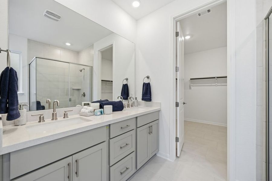 Furnished interior view inside a new home in Parkside on the River, Georgetown (Image 7). Furnished interior view inside a new home in Parkside on the River, Georgetown (Image 7).