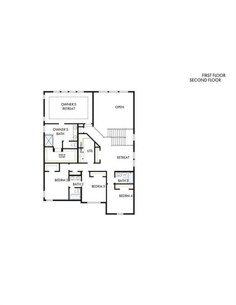 2D floor plan layout of this home in Settingdown Farms, Cumming, GA (Image 3). 2D floor plan layout of this home in Settingdown Farms, Cumming, GA (Image 3).