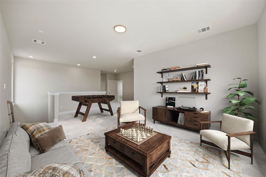 Furnished interior view inside a new home in The Heights at Uptown Celina, Celina (Image 4).