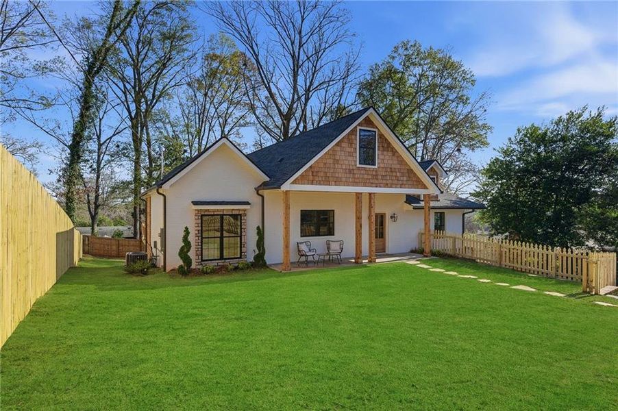 Exterior details and patio area of a home in , Marietta (Image 4).