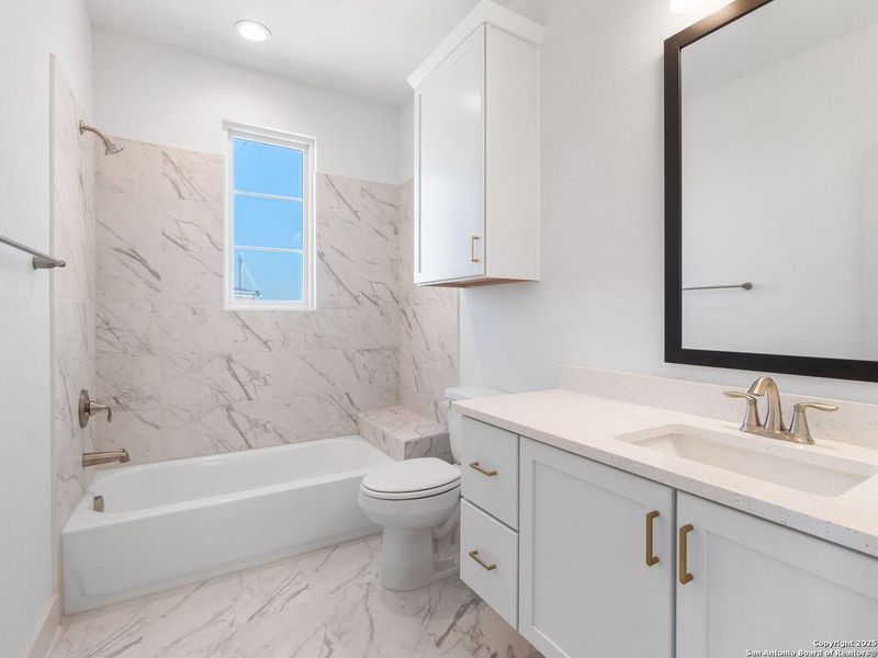 Furnished interior view inside a new home in Victoria Commons, San Antonio (Image 12).