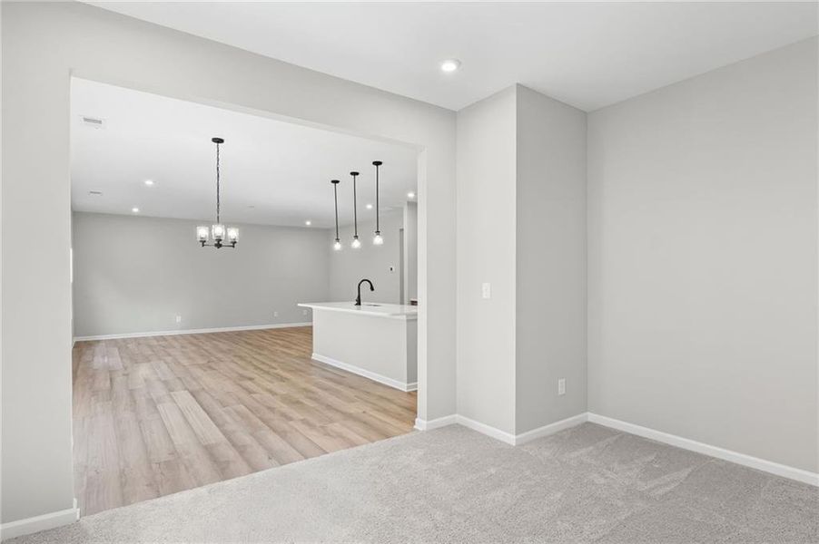 Spacious, unfurnished interior of a new home in Sage Woods, Dallas (Image 39).