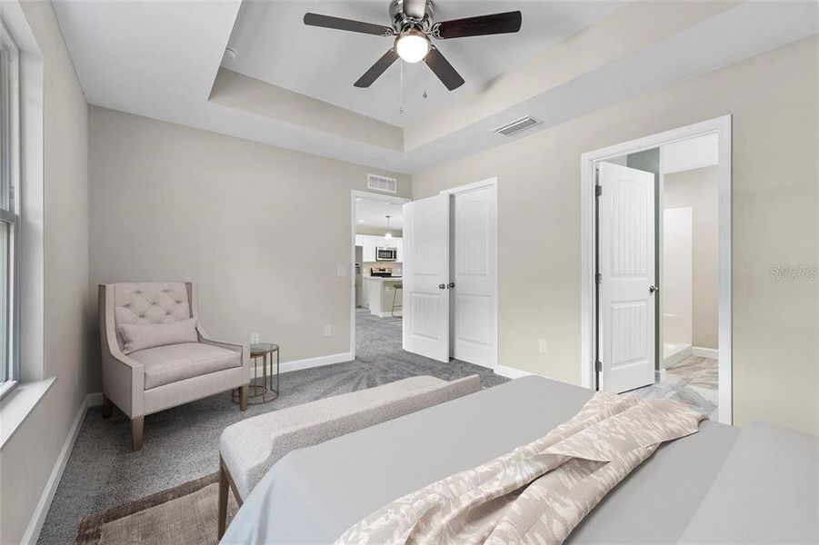 Furnished interior view inside a new home in , Trenton (Image 13).