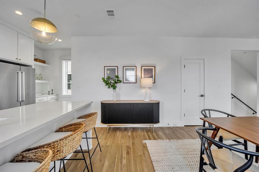 Furnished interior view inside a new home in , Dallas (Image 15).