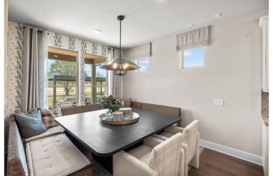 Furnished interior view inside a new home in Del Webb New Braunfels at Veramendi, New Braunfels (Image 9).