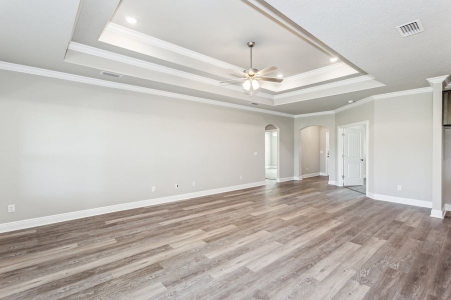 Representative unfurnished interior of a home built from the The Sapphire by Herbst Homes in Prosperity Point, Milton (Image 95).