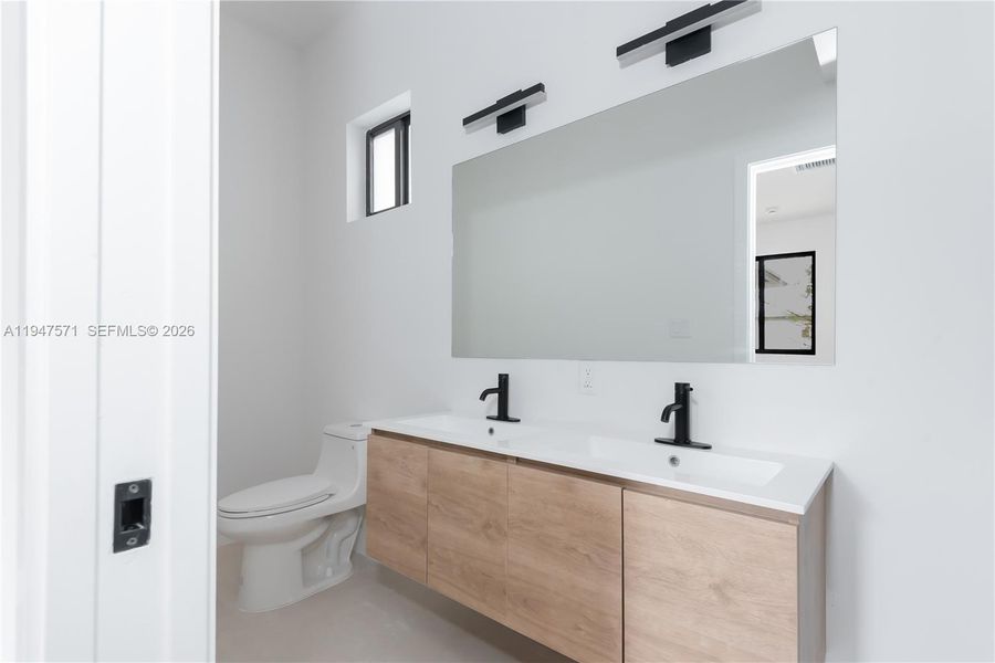 Furnished interior view inside a new home in , Miami (Image 6).