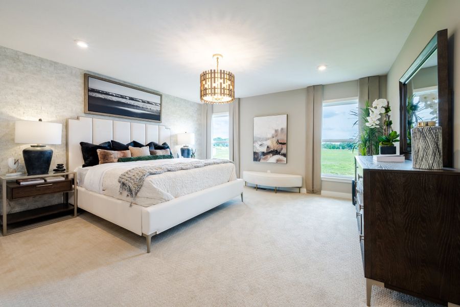 Representative furnished interior of a home built from the Avery by Fischer Homes in Twin Lakes, Hoschton (Image 57).