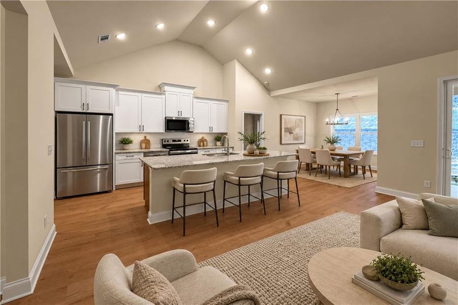 Furnished interior view inside a new home in , Waleska (Image 8).