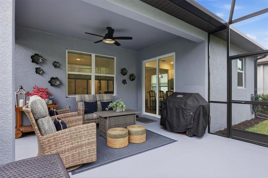 Exterior details and patio area of a home in Del Webb BayView, Parrish (Image 28). Exterior details and patio area of a home in Del Webb BayView, Parrish (Image 28).