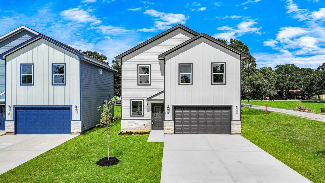 Welcome to 418 North 4th Street presented by Athelya Homes located in the heart of Beasley, TX! This beautifully designed home boasts stunning curb appeal with a spacious front yard and charming architectural details - (representation photo).