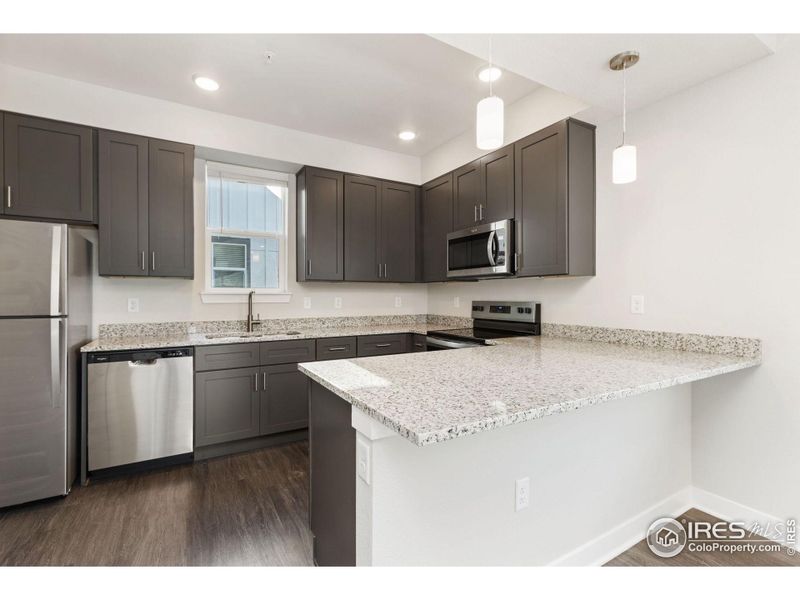 Kitchen with Ample Counter Space.