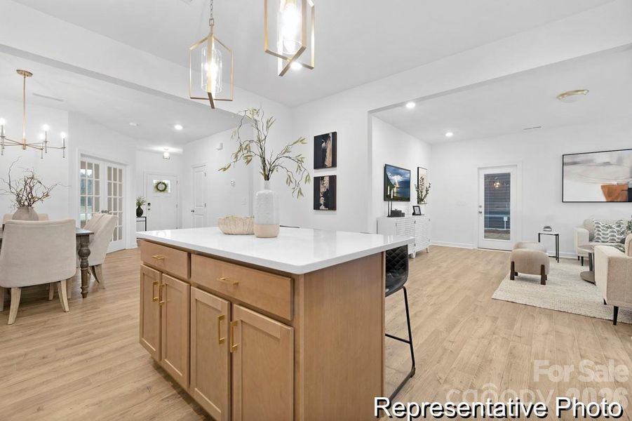 Furnished interior view inside a new home in Whispering Hills, Locust (Image 5).