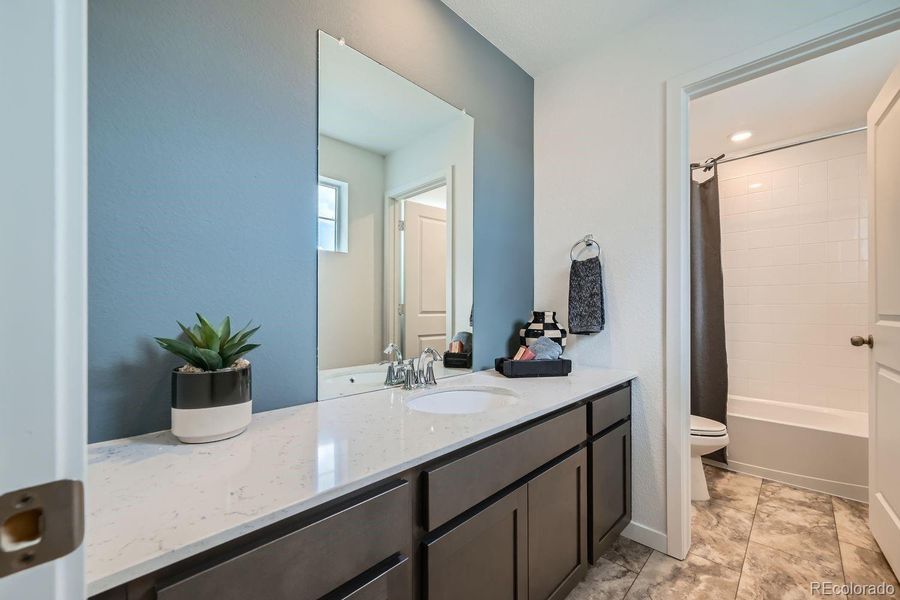 Furnished interior view inside a new home in Riano Ridge, Loveland (Image 10). Furnished interior view inside a new home in Riano Ridge, Loveland (Image 10).