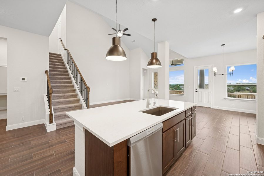 Furnished interior view inside a new home in Windsong - Reserve Series, Boerne (Image 15). Furnished interior view inside a new home in Windsong - Reserve Series, Boerne (Image 15).