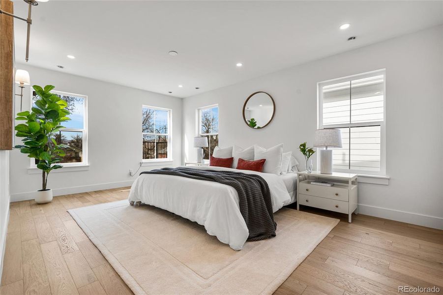Furnished interior view inside a new home in , Denver (Image 8).