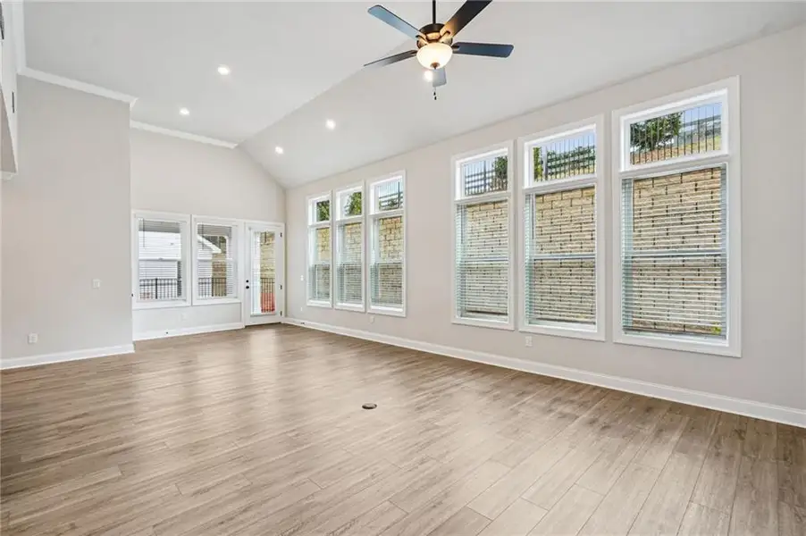 Spacious, unfurnished interior of a new home in Promenade at Sawnee Village, Cumming (Image 15).