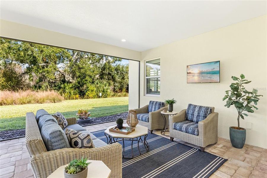 Exterior details and patio area of a home in , Sarasota (Image 21). Exterior details and patio area of a home in , Sarasota (Image 21).