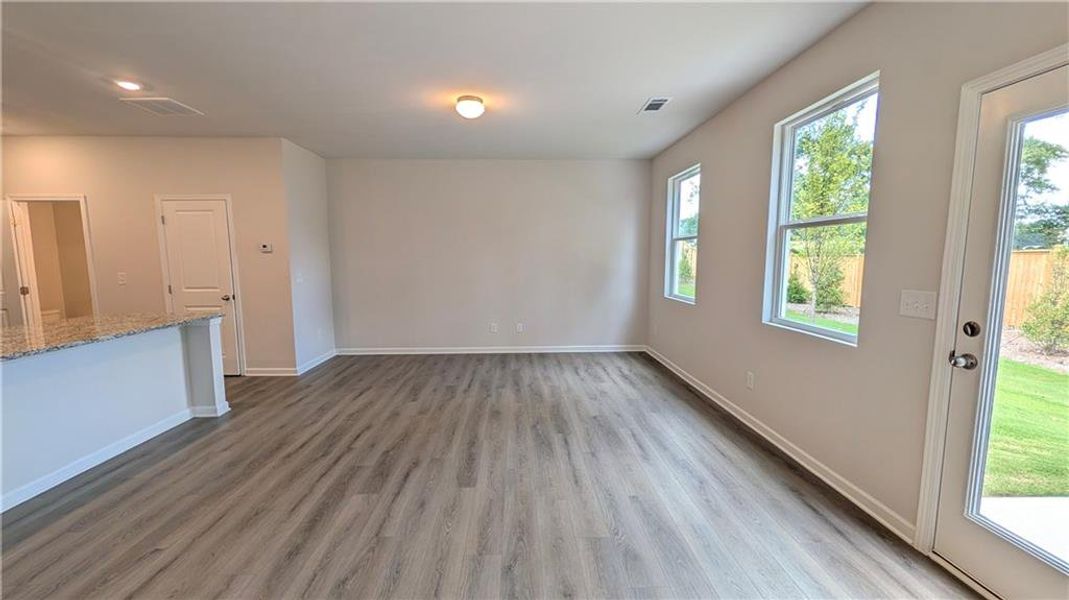 Spacious, unfurnished interior of a new home in Owen Preserve, Canton (Image 12). Spacious, unfurnished interior of a new home in Owen Preserve, Canton (Image 12).