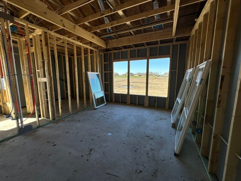 In-progress construction of a new home in Fannin Ranch, Leonard, TX (Image 12).