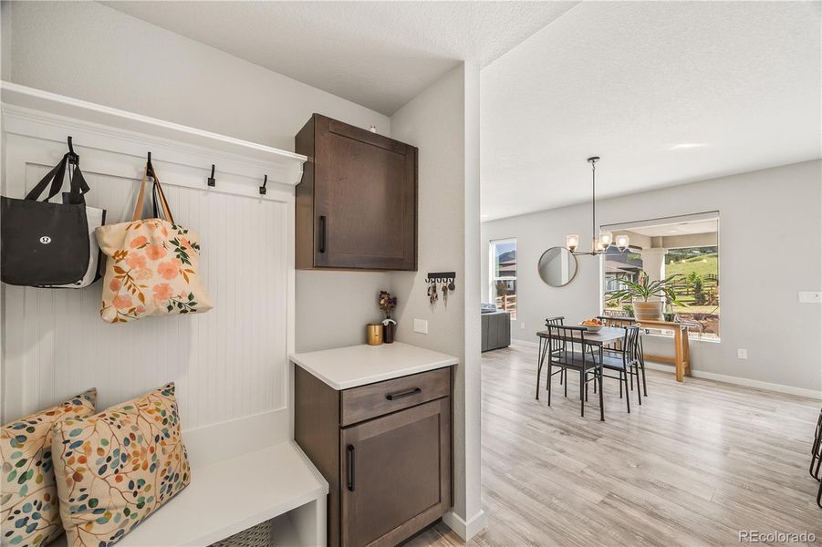 Furnished interior view inside a new home in , Monument (Image 8).