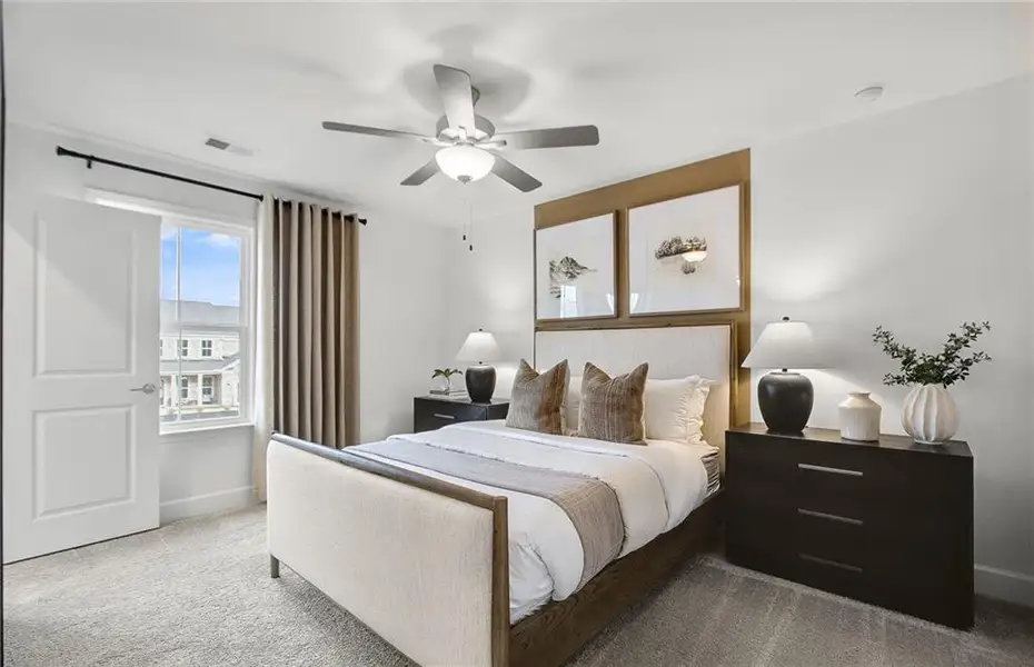 Furnished interior view inside a new home in Anderson Point Estates, McDonough (Image 12).